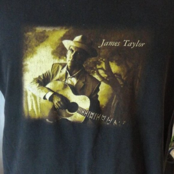 Vintage James Taylor 2003 Concert Tour T Shirt - Picture 2 of 6